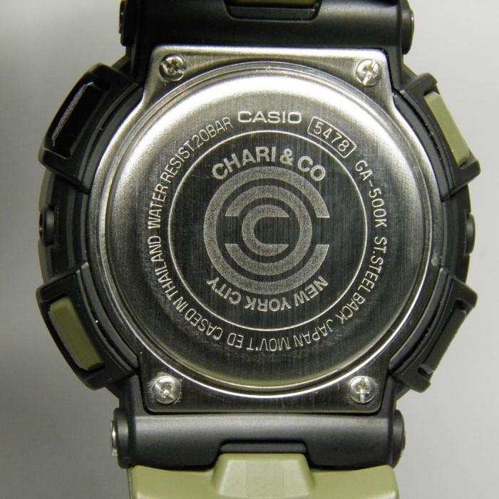 G-SHOCK GA-500K-3AJR CHARI＆CO(チャリアンドコー) オリーブ×ブラック