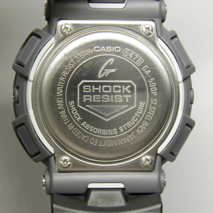 G-SHOCK GA-500P-1AJF ターコイズブルー パンチングパターン ラウンド