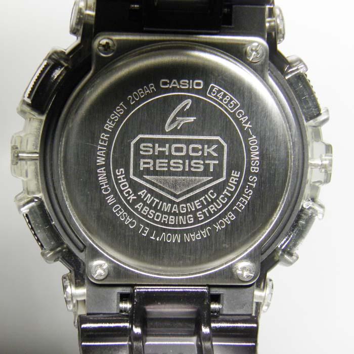 カシオGショックＧライド アナログ・デジタル腕時計 GAX-100MSA G-SHOCK GAX-100MSA-3AJF G-LIDE 2017サマーバージョン グリーン
