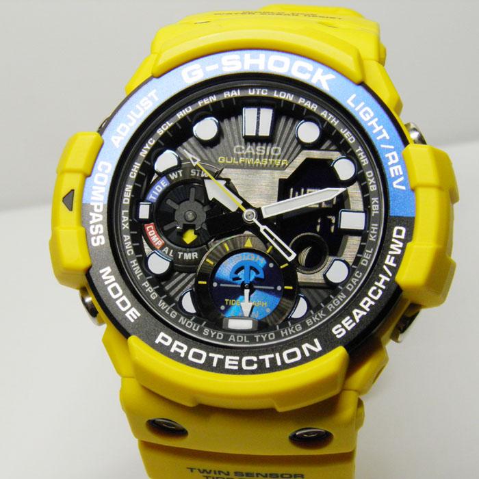 希少カラー 美品 G-ショック GWN-1000 GULFMASTER G-SHOCK GN-1000-9AJF GULFMASTER(ガルフマスター) イエロー
