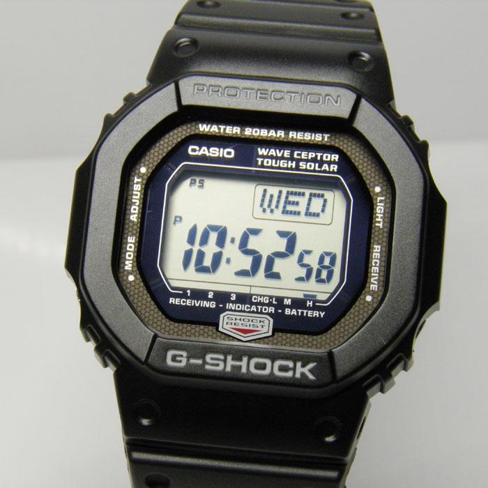 CASIO G-SHOCK GW-5600J タフソーラー電波時計 G-SHOCK GW-5600J-1JF スクエアデザイン 鍛造バック 電波ソーラー