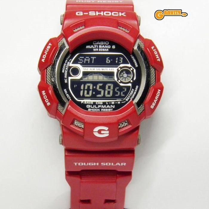 CASIO　Gショック　メンズ腕時計　ガルフマン G-SHOCK GW-9110RD-4JF GULFMAN (ガルフマン) レスキューレッド CASIO