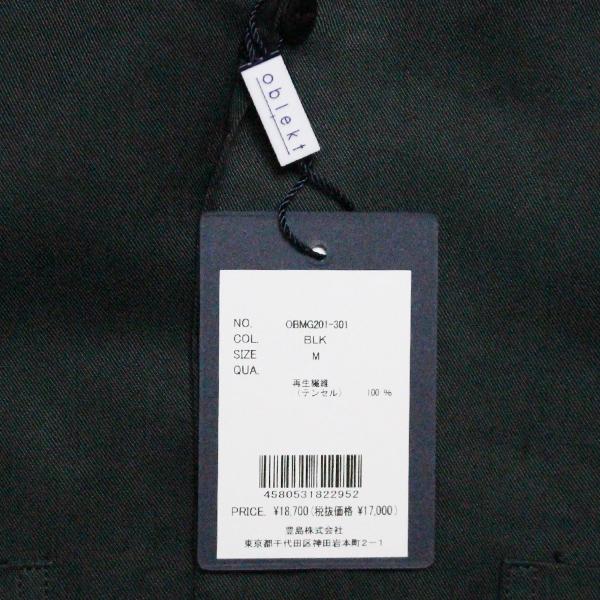 TONY TAIZSUN X OBLEKT FOXY TENCEL DYEING SHIRTS BLACK テンセル