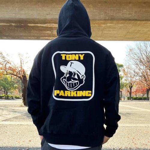 TONY TAIZSUN トニータイズサン　TONY PARKING HOODIE　BLACK　プルオーバーパーカー｜gravy-shop｜05