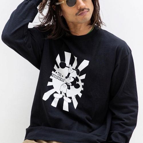 TonyTaizsun（トニータイズサン） MICKEY LS TEE BLACK ロングスリーブ 