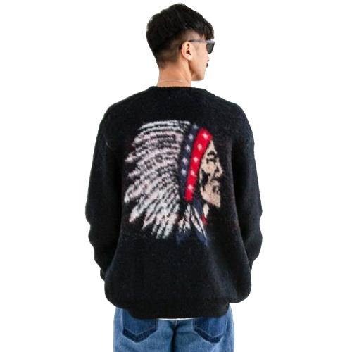 TonyTaizsun（トニータイズサン） NATIVE MOHAIR KNIT CARDIGAN BLACK 