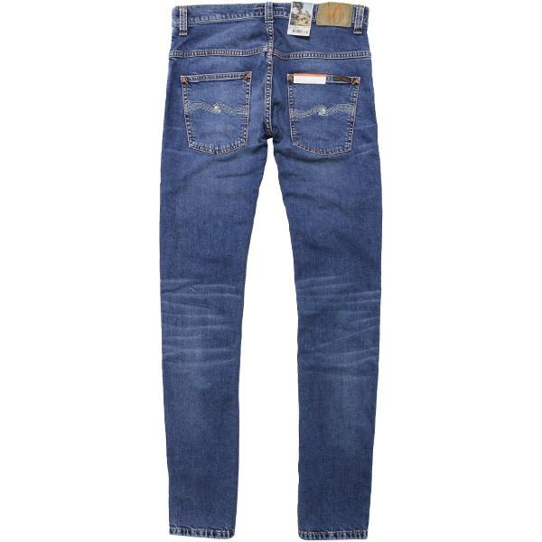 ヌーディージーンズ THIN FINN「MID BLUE ECRU」　NUDIE JEANS　シンフィン  テーパード　デニム｜gravy-shop｜07