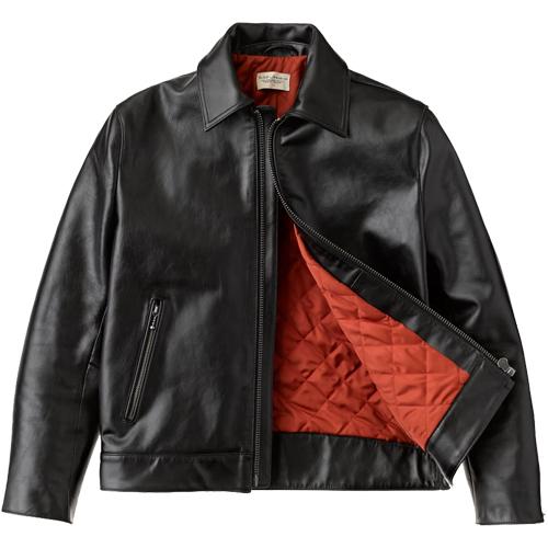 NUDIE JEANS/ヌーディージーンズ EDDY LEATHER JACKET BLACK ドライ