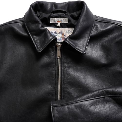 Nudie Jeans（ヌーディージーンズ） EDDY RIDER LEATHER JACKET BLACK