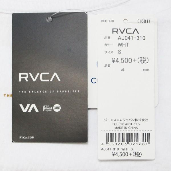 RVCA/ルーカ TALLADEGA TEE　WHITE　Tシャツ　クルーネック　半袖｜gravy-shop｜05