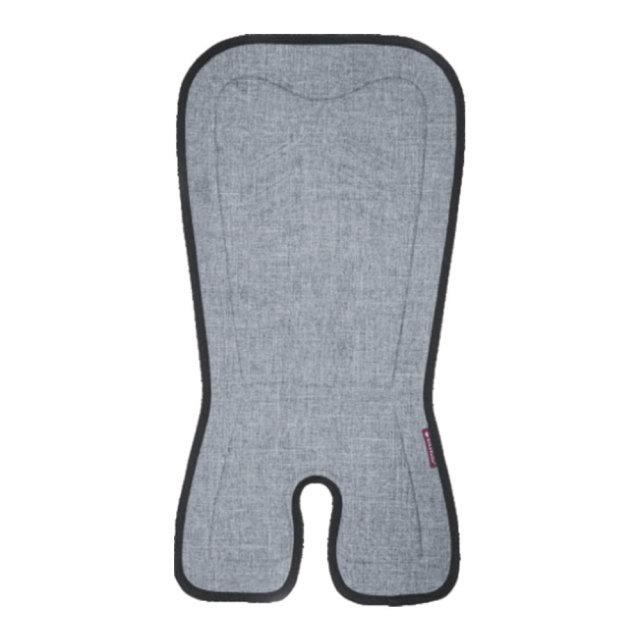 ベベフォーリエ（BebeFolie） スマート クールマット グレー×無地 暑さ対策、夏、熱中症対策　赤ちゃん、子供　ベビーカーアクセサリー | 