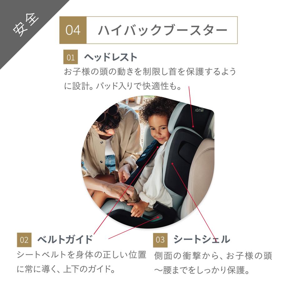 【ノベルティ付】Britax KIDFIX Pro ブリタックス キッドフィックスプロ  ジュニアシート　 メーカー保証4年　3 歳半〜12 歳頃まで 適応身長100 cm〜150 cm | Britax Romer | 07