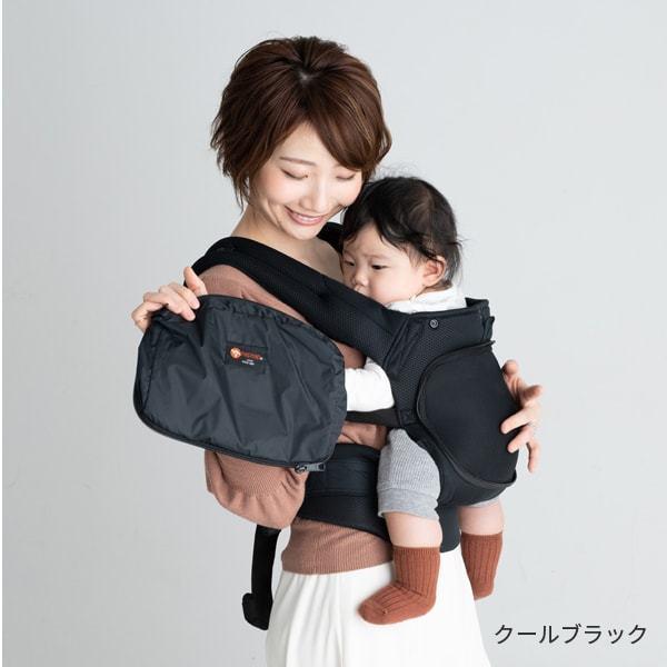 ⚫️napnapナップナップ　抱っこ紐 ベーシック メッシュドライ　ブラック 抱っこひも BASIC Mesh Dry（ベーシック メッシュドライ