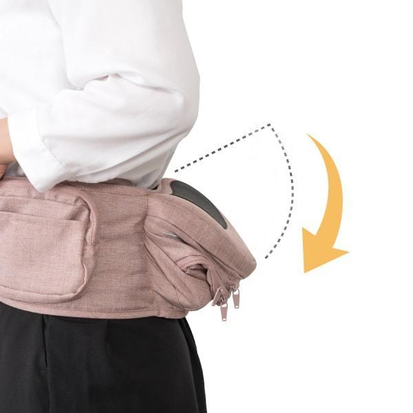 napnapナップナップ たためるヒップシートTran・ダブルショルダー