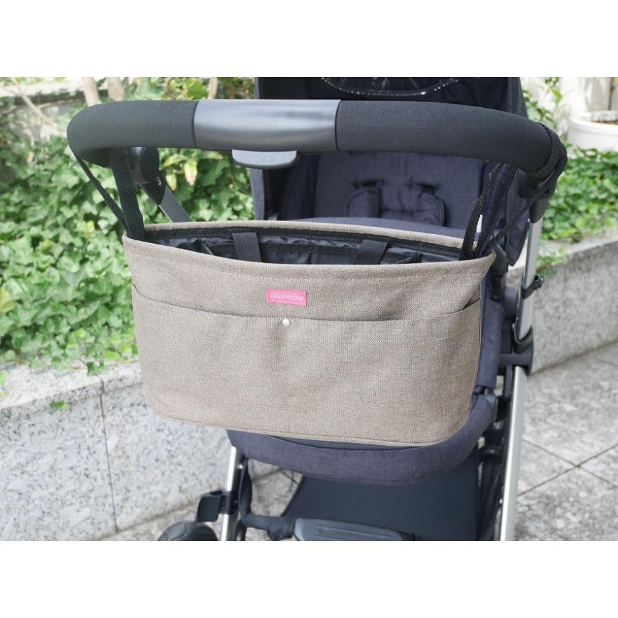 ストローラーオーガナイザー 2色有  ベビーカーアクセサリーマジックテープ ベビーベッド  かばん 収納バッグ ドリンクホルダー ベビーカー用バッグ　ポケット |  | 07