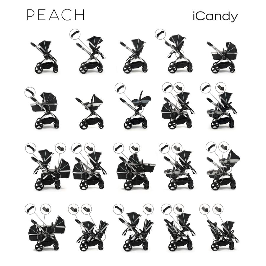 ベビーカー 2022年 新色追加！iCandy New Peach アイキャンディ