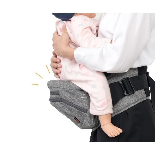 napnapナップナップ たためるヒップシートTran・シングルショルダーヒップシート 抱っこ紐 赤ちゃん　新生児　4歳　 腰ベルト　安心安全 |  | 07