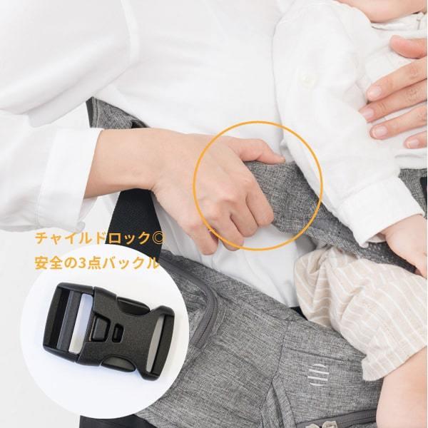 napnapナップナップ たためるヒップシートTran・シングルショルダーヒップシート 抱っこ紐 赤ちゃん　新生児　4歳　 腰ベルト　安心安全 |  | 09