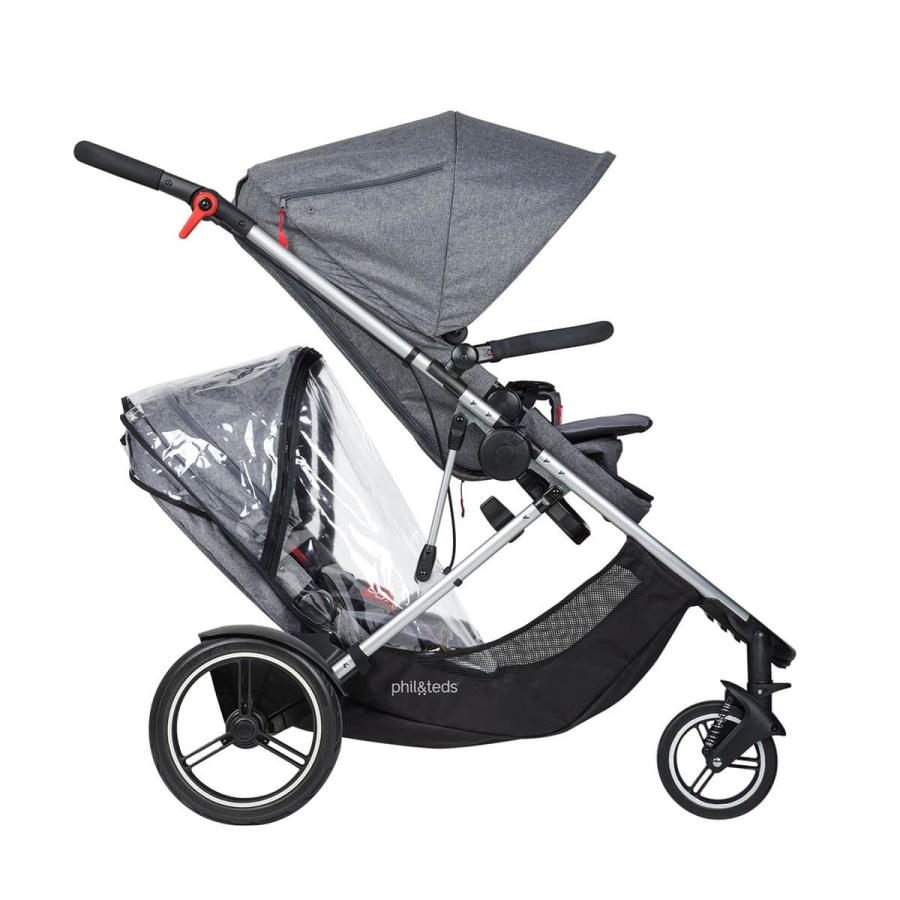 phil&teds Voyager専用 ストームカバー メイン・セカンドシート用２個セット フィルアンドテッズ ボイジャーレインカバー　　voyager〓 2015-2019モデル | フィル＆テッズ | 01