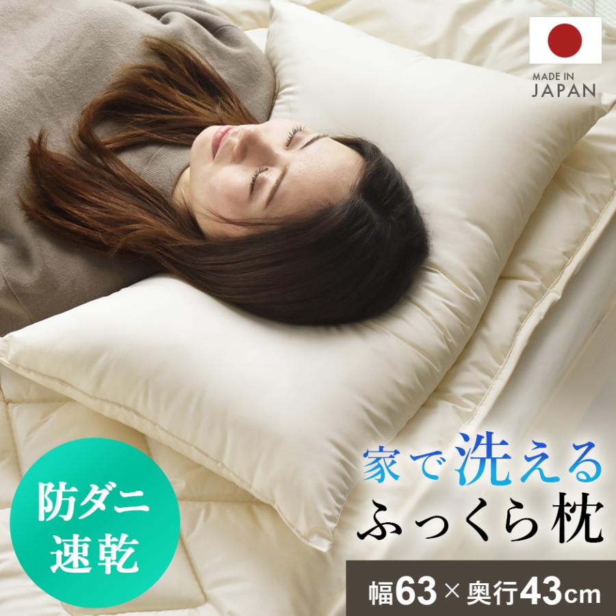 DORIS（ドリス） 枕 まくら 日本製 洗える枕 ダクロン 防ダニ 速乾