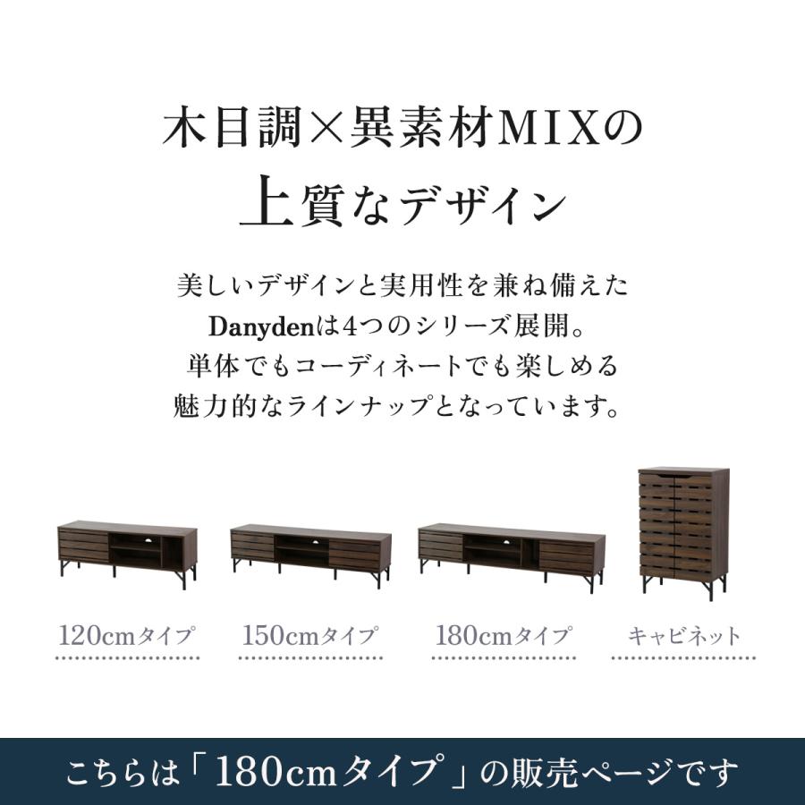 DORIS（ドリス） テレビ台 180cm テレビボード 木製 ロータイプ 収納