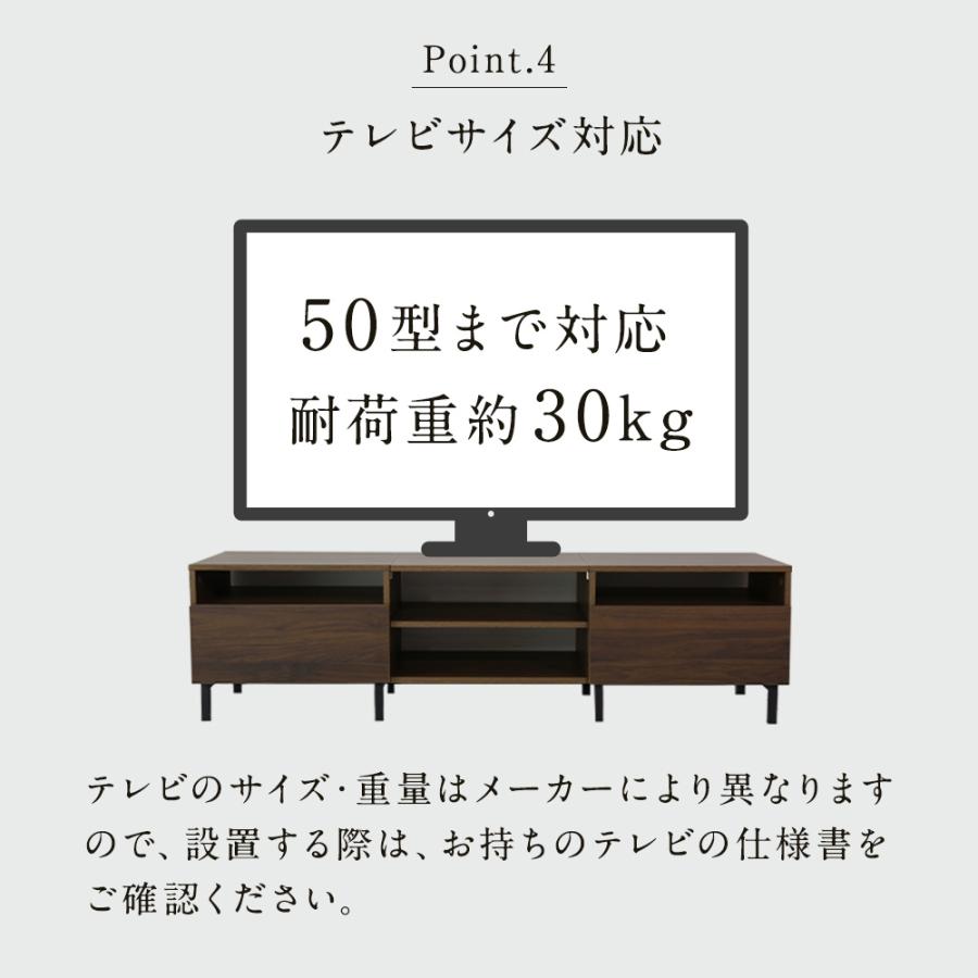 DORIS（ドリス） テレビ台 テレビボード ローボード 幅150 棚 収納