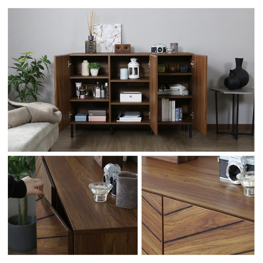 H 新品 北欧 リビングボード キャビネット リビング収納 本棚 食器棚 飾り棚 7300000no0113.jpg