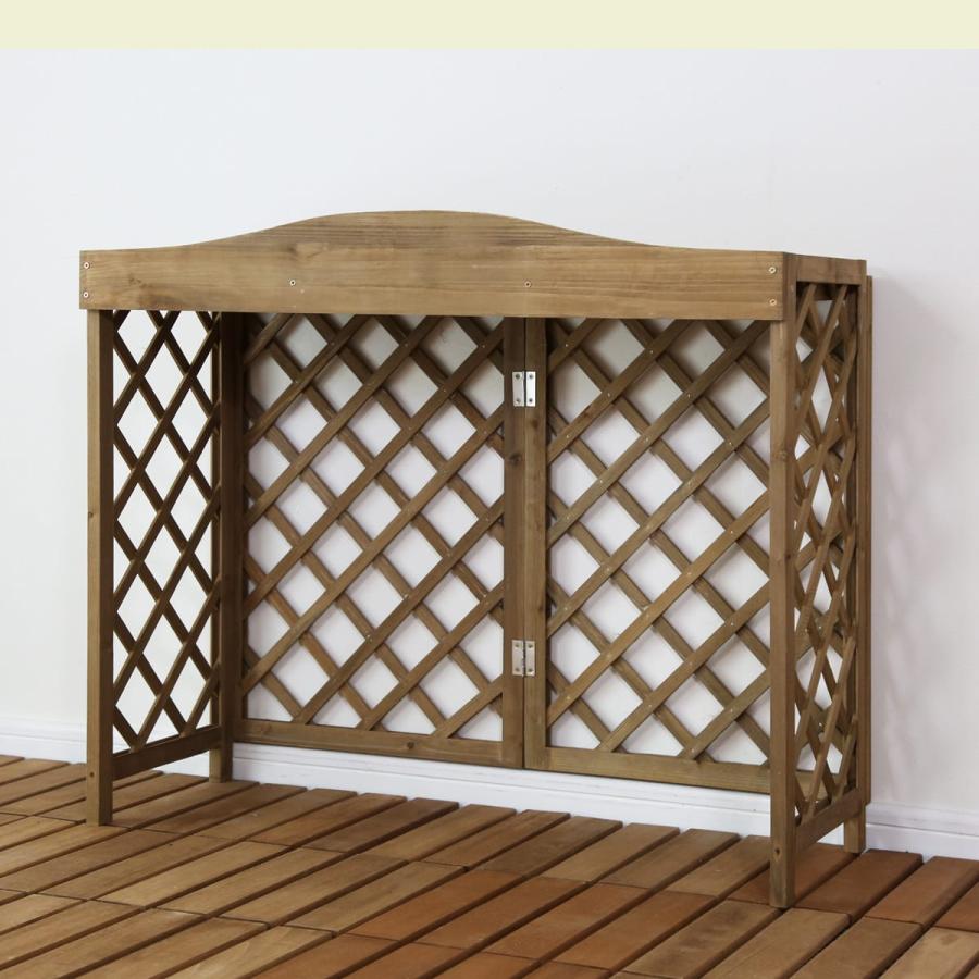 DORIS（ドリス） エアコン室外機カバー 室外機カバー 木製 おしゃれ