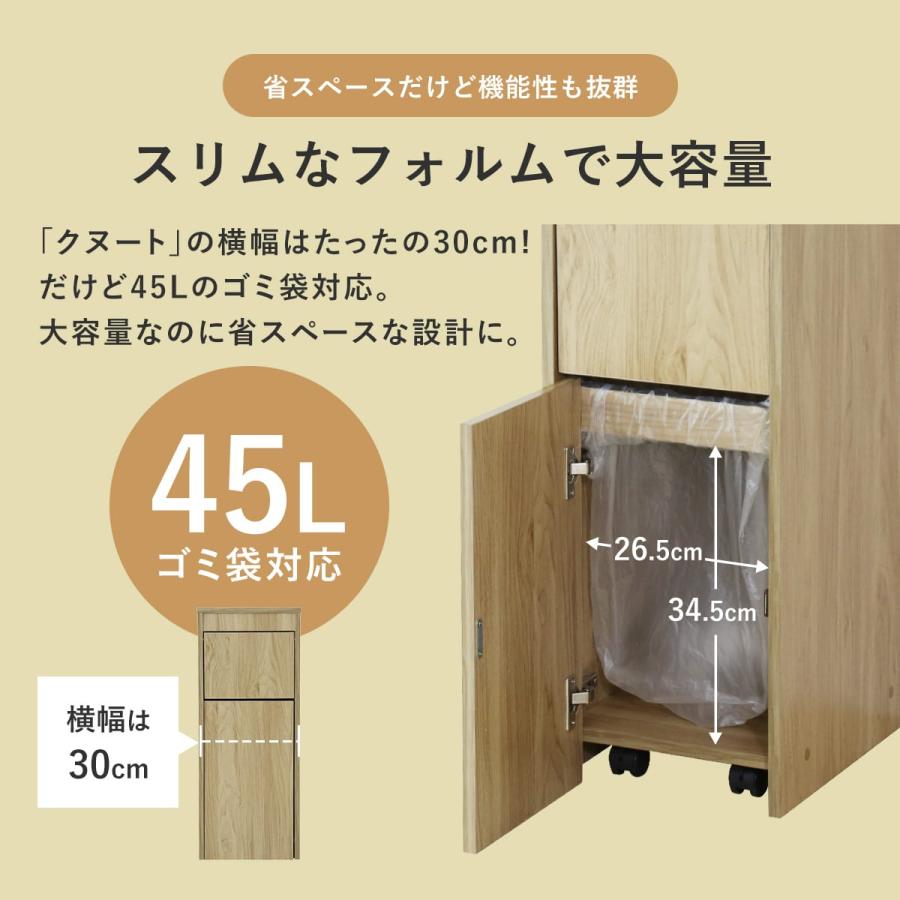 DORIS（ドリス） ゴミ箱 45リットル スリム キッチン リビング 蓋付き