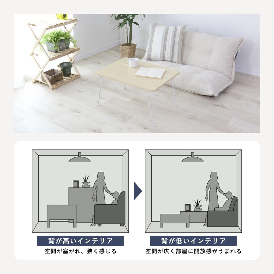 DORIS（ドリス） テーブル 折りたたみ テーブル ローテーブル リビング