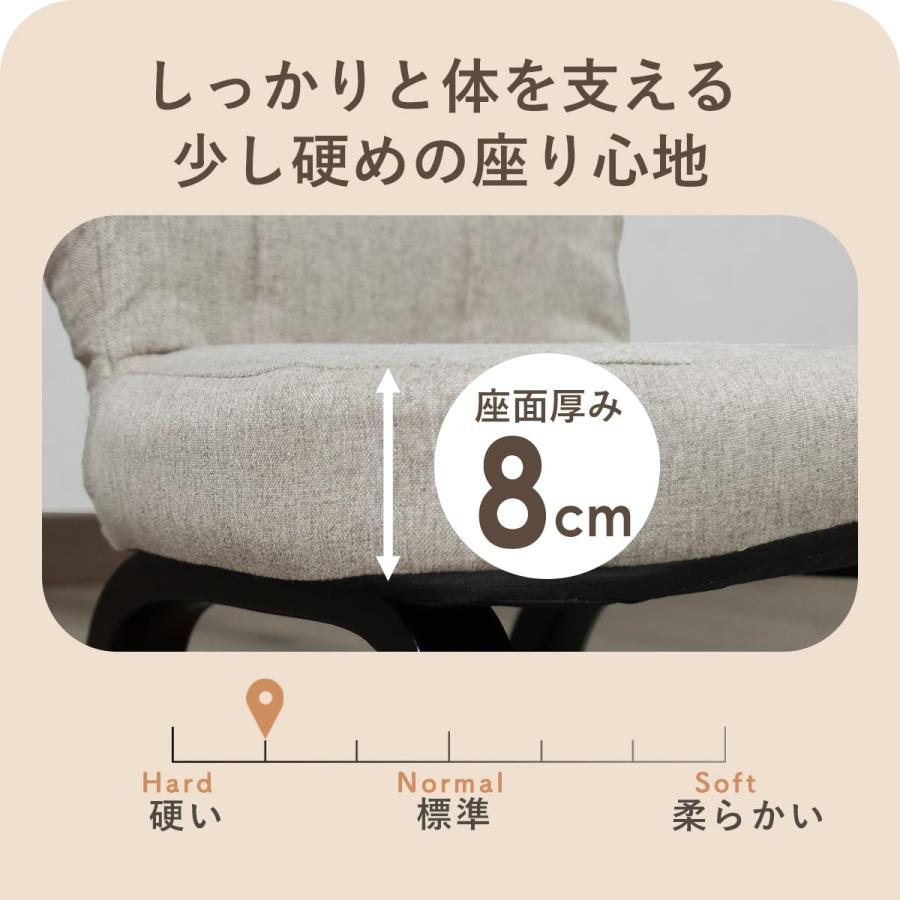 DORIS 座椅子 チェア 椅子 コンパクト ソファ いす おしゃれ 腰痛 1人