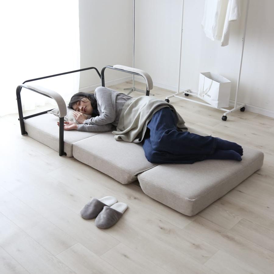 DORIS ソファ ベッド ソファー 1人掛け ロータイプ 掛け コンパクト  