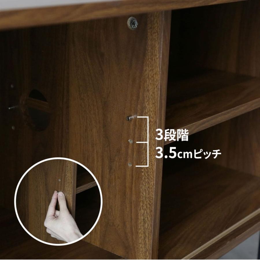 doris テレビ台 テレビボード 幅120 蛇腹扉 ローボード 組み立て式 DORIS（ドリス） テレビ台 テレビボード 幅120 幅150 蛇腹扉
