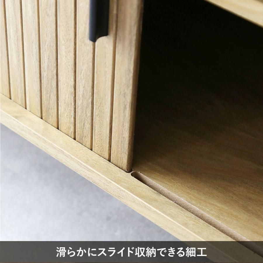 doris テレビ台 テレビボード 幅120 蛇腹扉 ローボード 組み立て式 DORIS（ドリス） テレビ台 テレビボード 幅120 幅150 蛇腹扉
