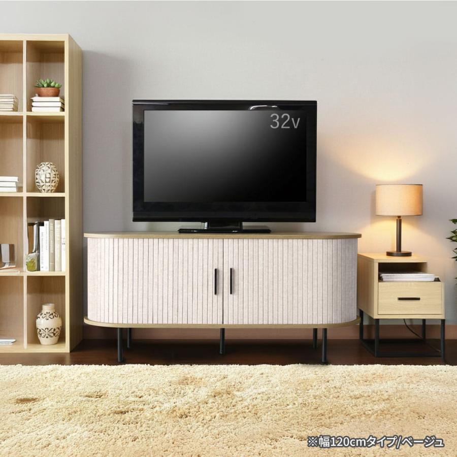 stp-1266　ローボード　テレビ台　テレビボード　ホワイト　幅119　ガラス戸　リビング収納　木製　収納　リビングボード　ゲーム収納　インテリア　白 134069-13.jpg
