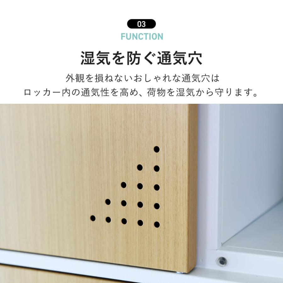 DORIS（ドリス） ロッカー 18人用 スチールロッカー 3列6段 更衣