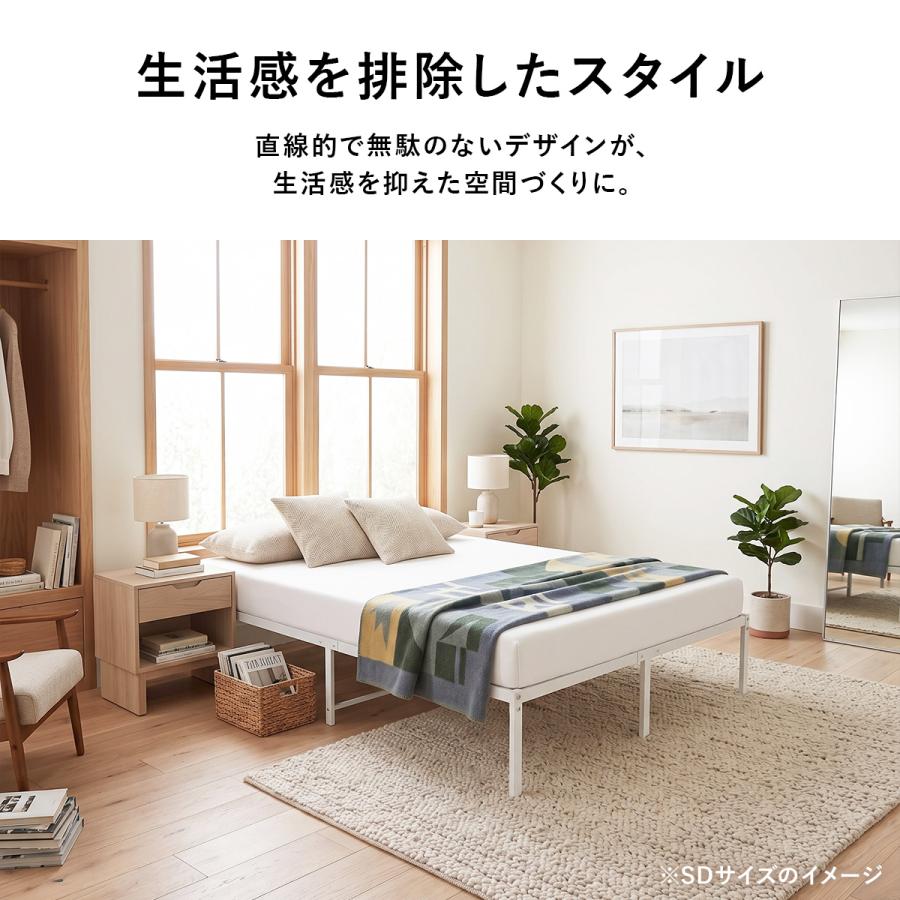 DORIS（ドリス） ベッドフレーム シングル セミダブル ダブル ベッド下