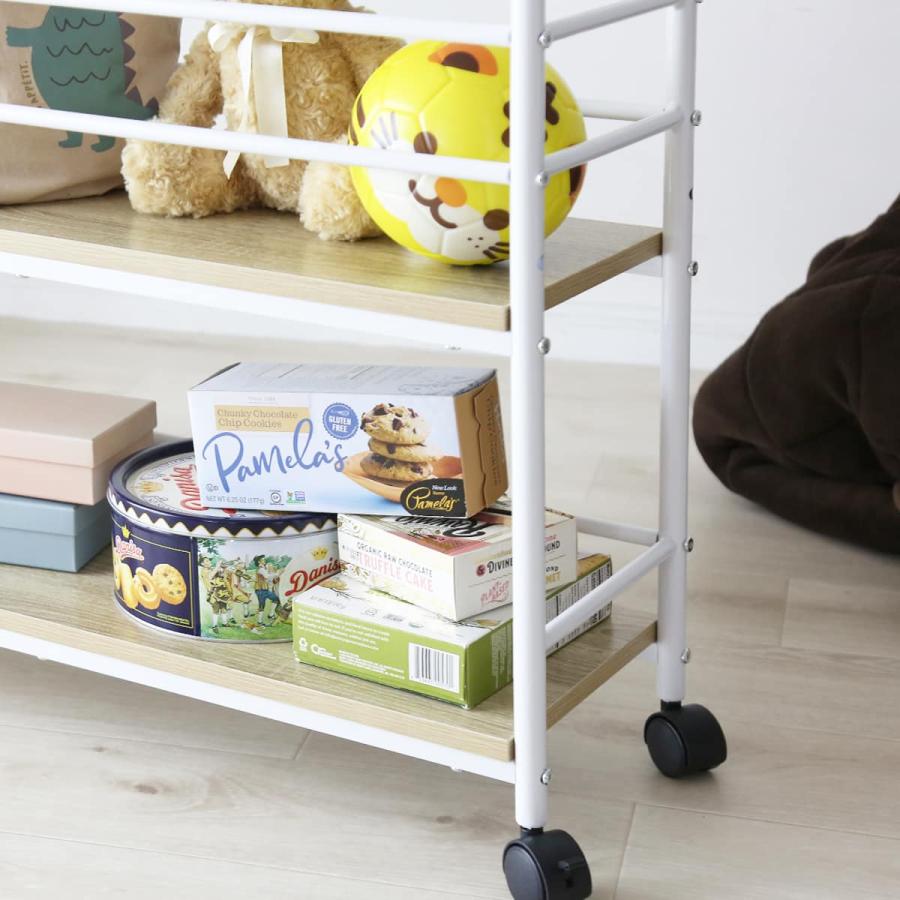 DORIS（ドリス） 収納ワゴン キャスター付き 幅24 幅40 奥行75.5 高さ