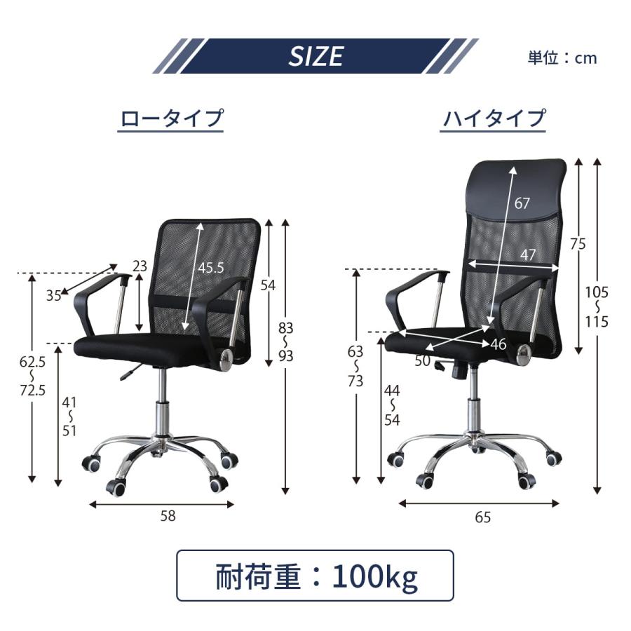 DORIS（ドリス） オフィスチェア メッシュ ハイバック 肘付 オフィス