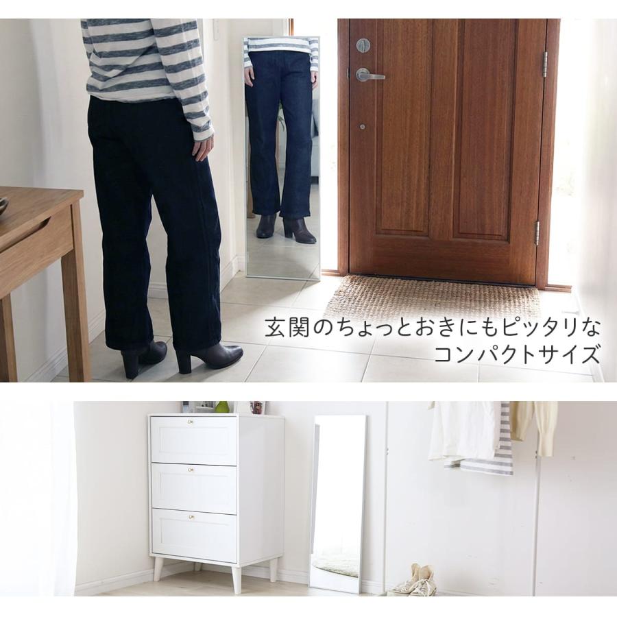 割れないミラー 完成品 全身鏡 割れない鏡 超軽量 鮮明 高さ 90cm