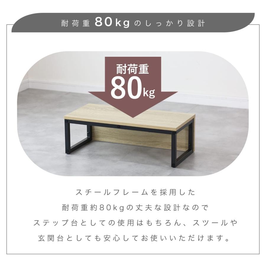 踏み台 玄関台 玄関 ステップ台 幅40cm 幅60cm ステップ 子供 収納  軽量 段差 補助台 昇降台 ラマレン ドリス | DORIS | 10