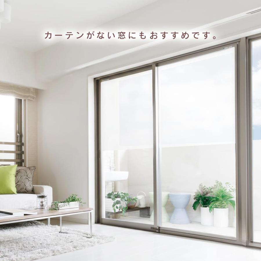 ガラスシート 2枚セット 92×180cm 日本製 プライバシー保護 貼って剥がせる UVカット 99％ 簡単貼り付け 窓 紫外線カット 空気が抜けやすい窓貼りシート ドリス_8