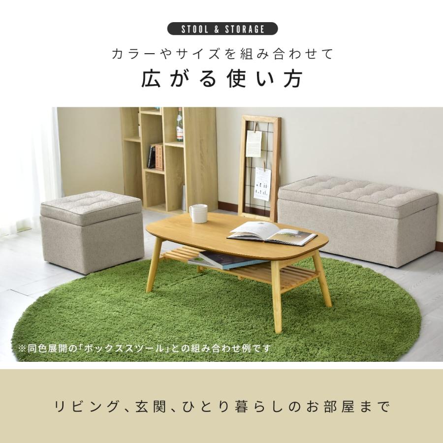 DORIS（ドリス） 収納 ベンチ スツール 収納スツール オットマン