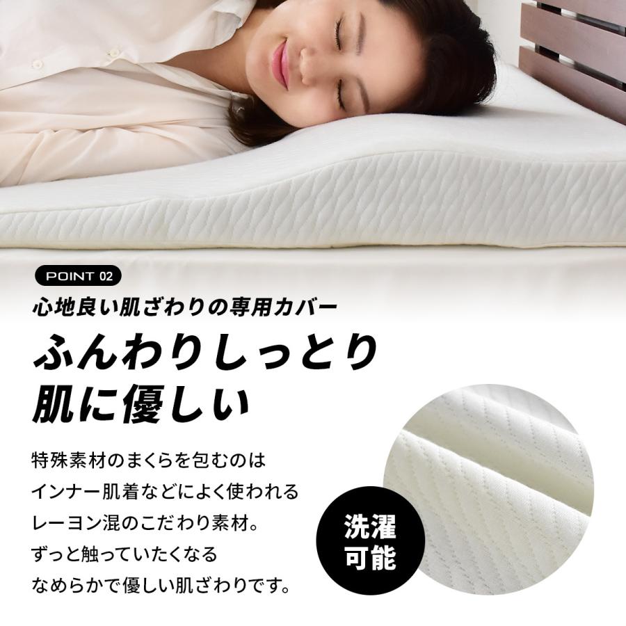 DORIS（ドリス） 枕 まくら マクラ 低反発 快眠 竹炭配合 肩こり