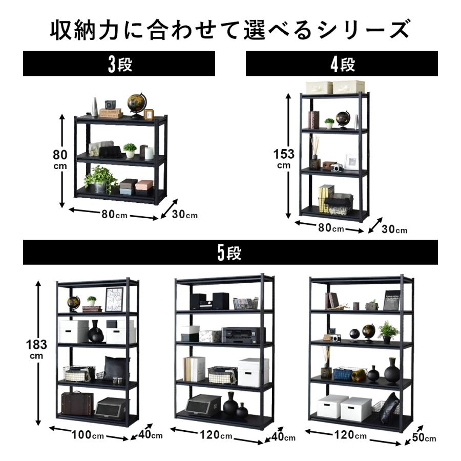 スチールラック メタルラック DORIS 収納ラック 収納 棚 可動棚 80×30cm キャビット3段  おしゃれ 北欧 ドリス｜grazia-doris｜07