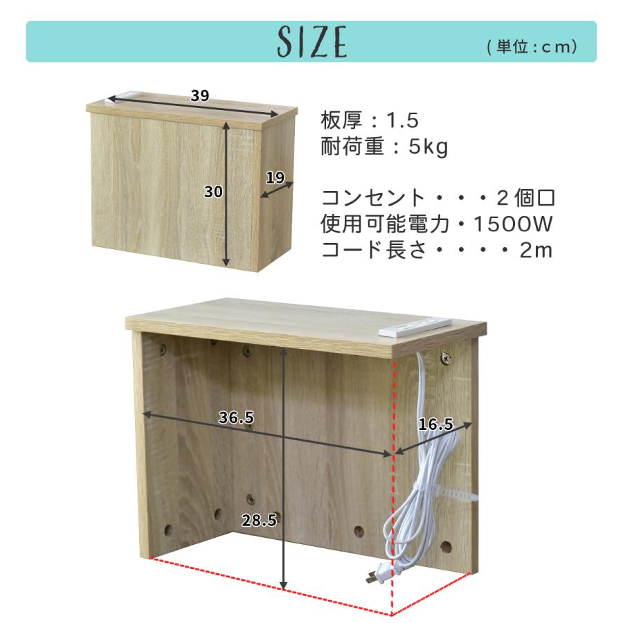 DORIS（ドリス） ケーブルボックス ケーブル 収納 コードケース 2口