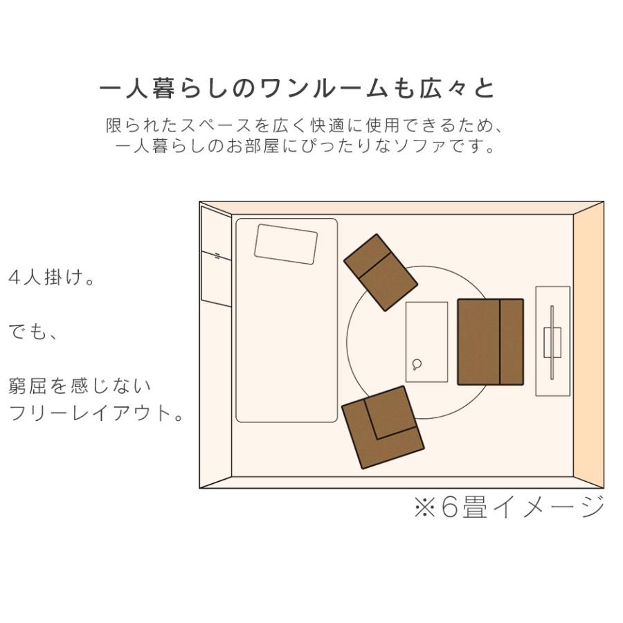 ソファー ソファ 3人掛け L字 ローソファー フロアソファー カウチソファ コーナーソファー おしゃれ こたつ ニューコロン 北欧 ドリス | DORIS | 12