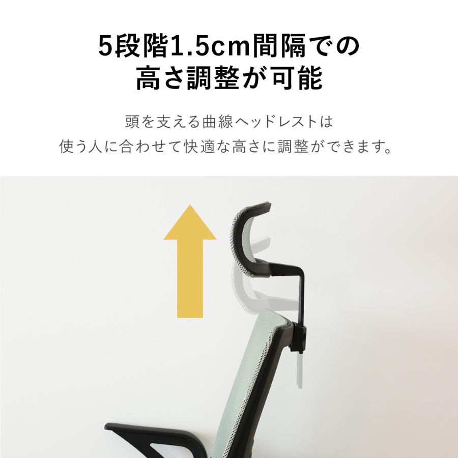 DORIS（ドリス） オフィスチェア メッシュ ハイバック アームレスト