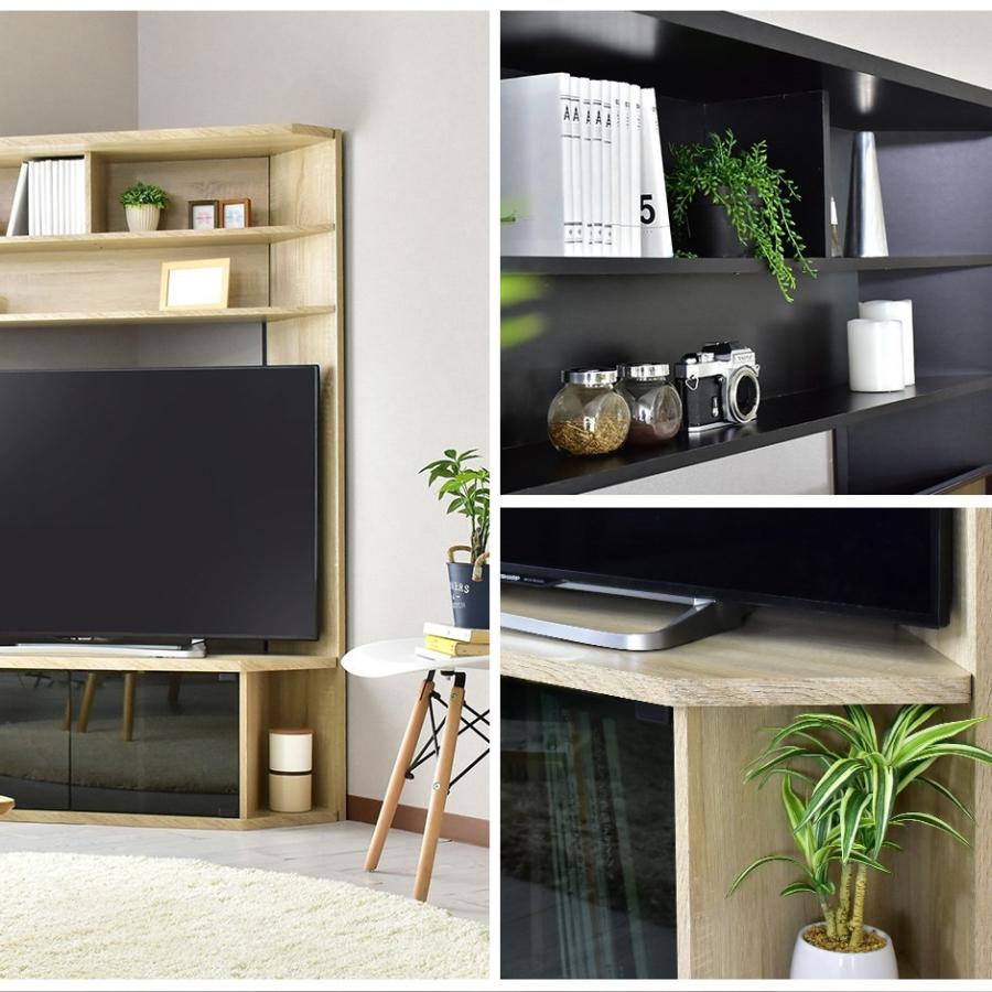 DORIS（ドリス） テレビ台 おしゃれ コーナー ボード ハイタイプ 収納