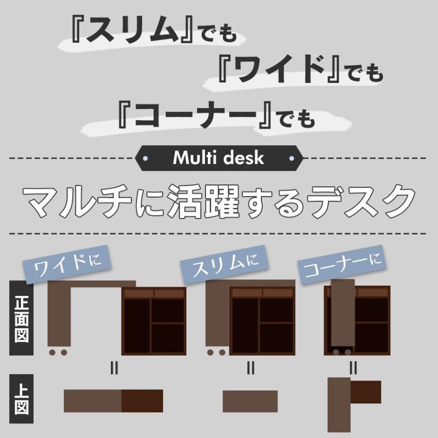 DORIS（ドリス） デスク ゲーミング 収納 棚 机 ワーク パソコン